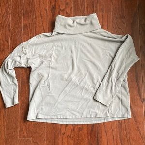 Gray Daily Ritual Cowl Neck Sweatshirt Sz M